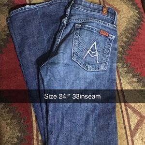 7FAMK Apocket 33inseam